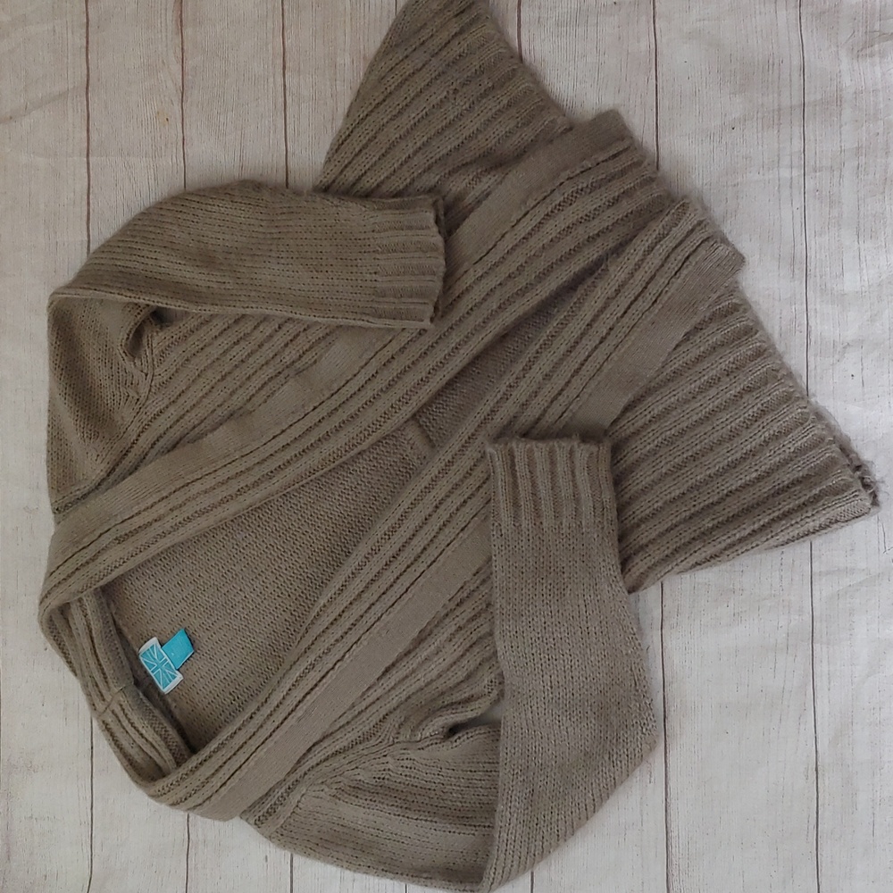 SURVIVAL SUPER COZY OPEN CARDIGAN